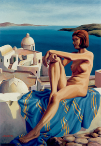 NUDO A SANTORINI